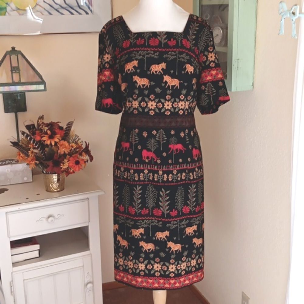 African Wildlife Inspired Dress